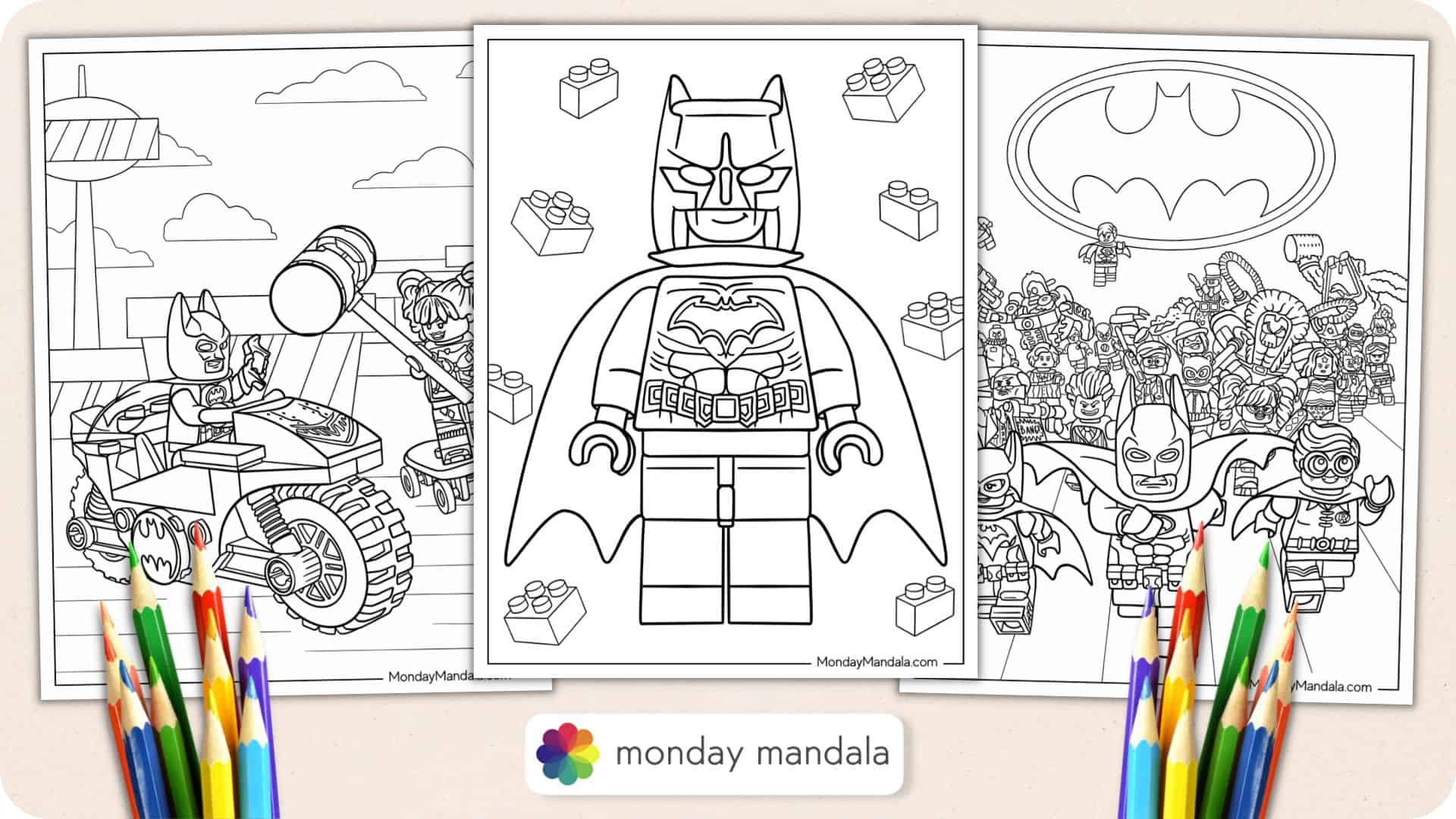 30 Lego Batman Coloring Pages (Free Pdf Printables) for Free Printable Lego Batman