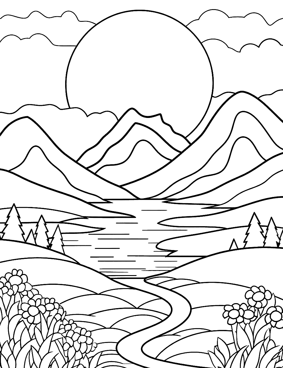 30 Nature Coloring Pages: Free Printable Sheets with Free Printable Nature Coloring Pages