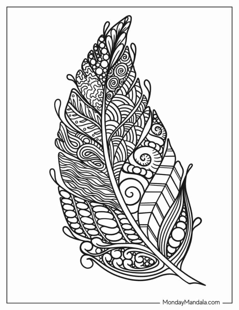 30 Zentangle Coloring Pages (Free Pdf Printables) with Free Printable Zen Coloring Pages