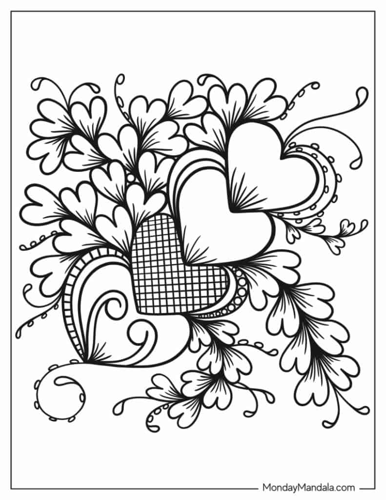 30 Zentangle Coloring Pages (Free Pdf Printables) with regard to Free Printable Zen Coloring Pages