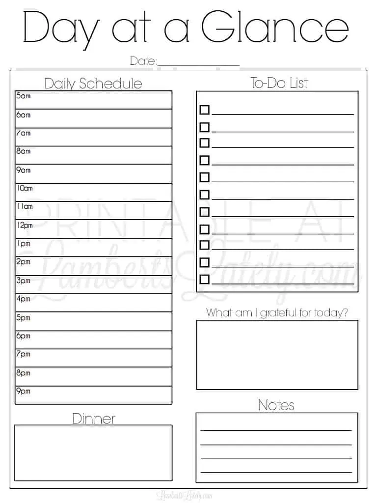 33 Free Printable To Do List Templates | Lamberts Lately with Free Printable To Do List Planner