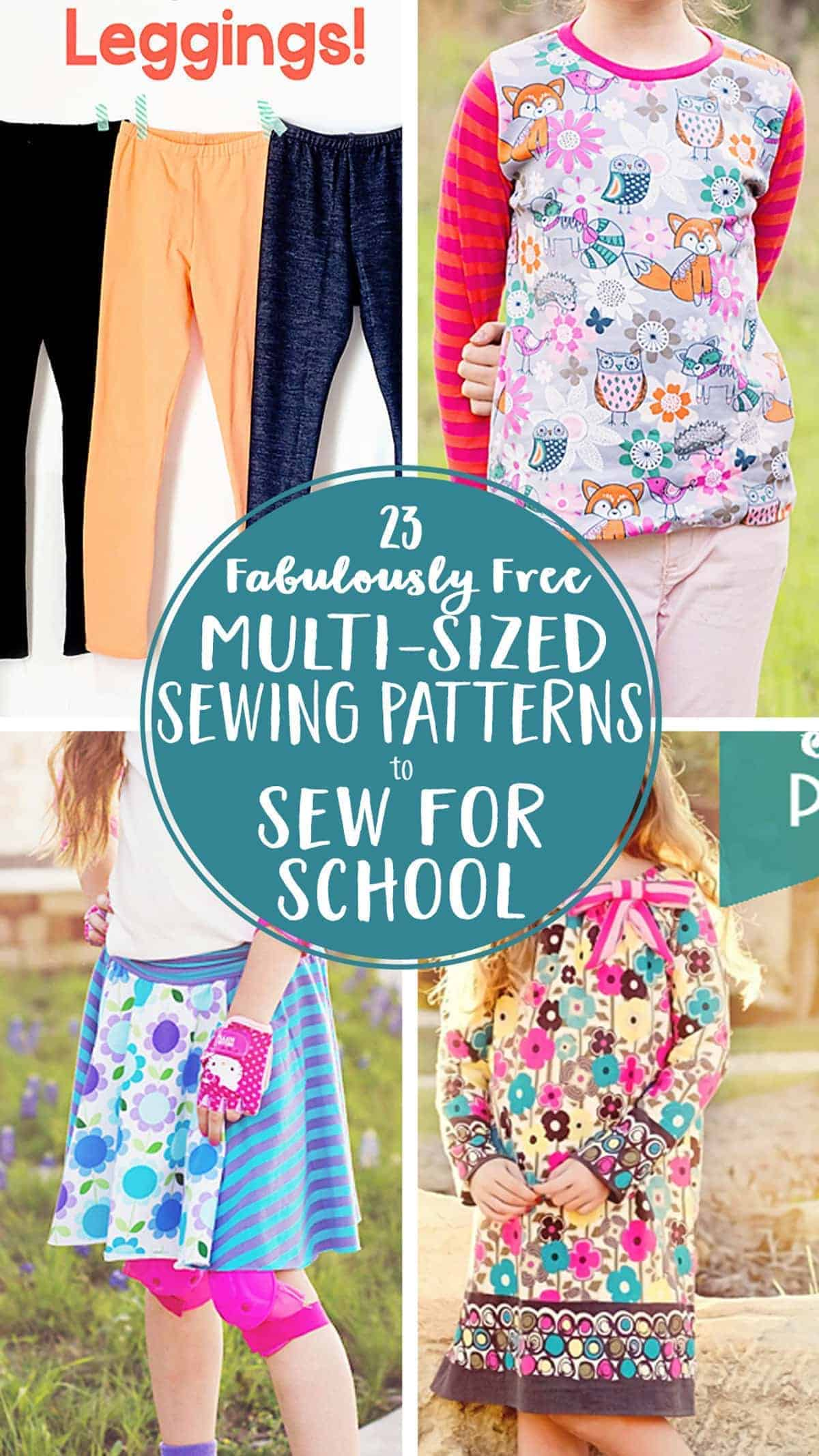 35 Free Pdf Sewing Patterns For Kids - Perfect Styles For Back To in Free Printable Sewing Patterns for Kids