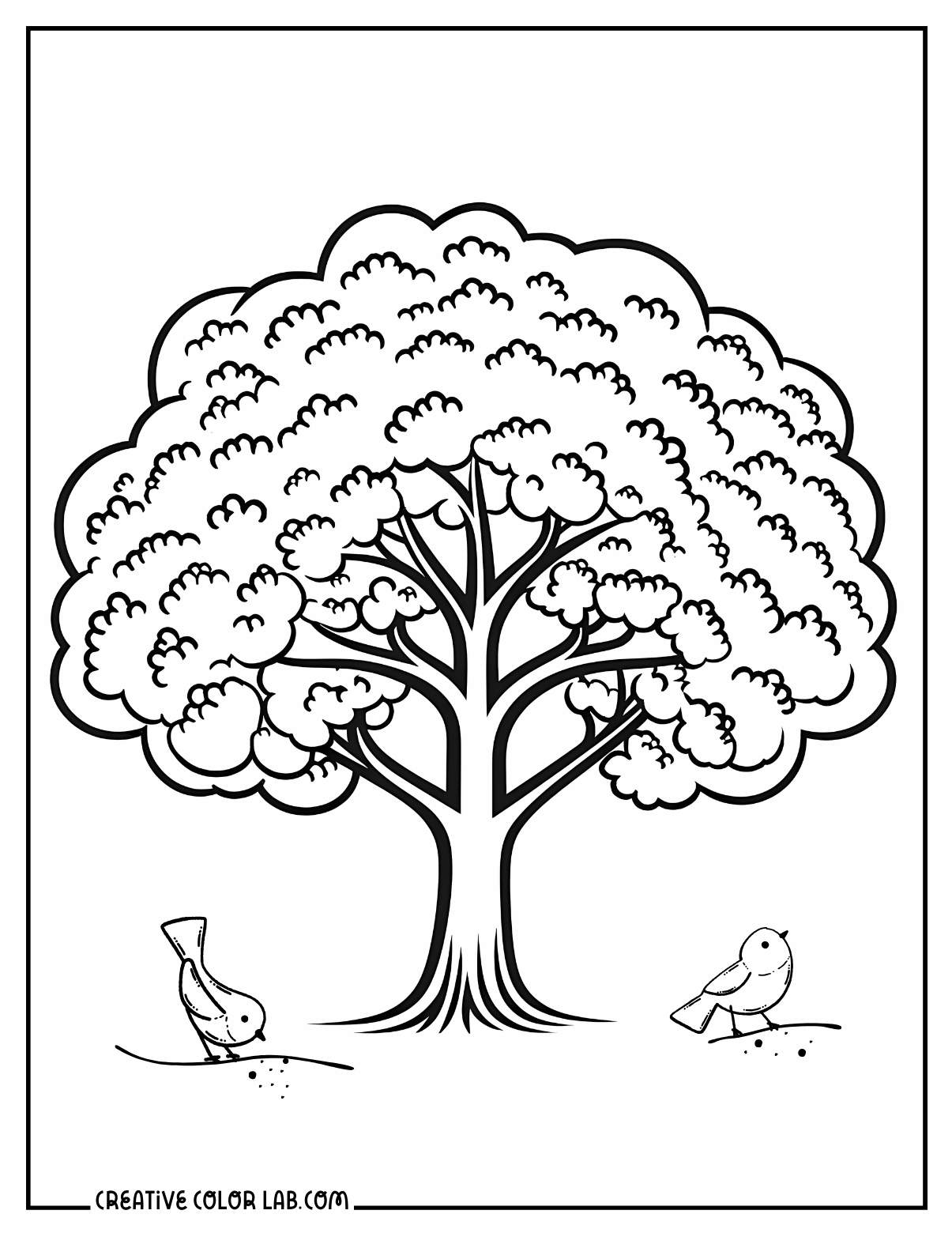 36 Coloring Pages Of Trees | Free Pdf Printables inside Tree Coloring Pages Free Printable