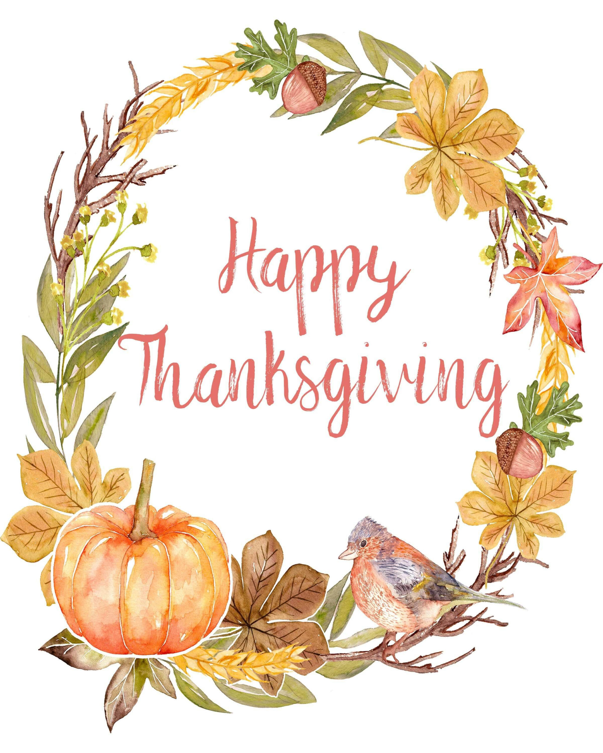 4 Gorgeous Free Printable Thanksgiving Wall Art Designs within Free Printable Thanksgiving Images