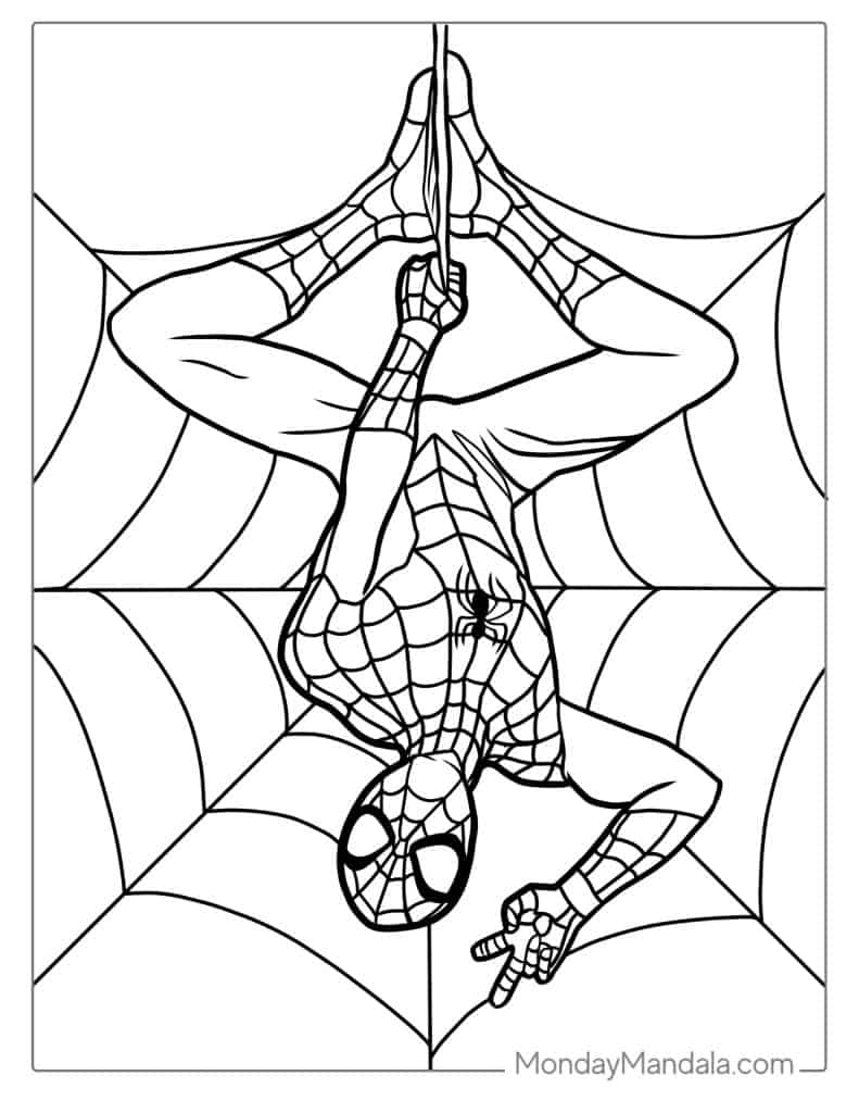 40 Spider-Man Coloring Pages (Free Pdf Printables) pertaining to Free Printable Spiderman Coloring Pages