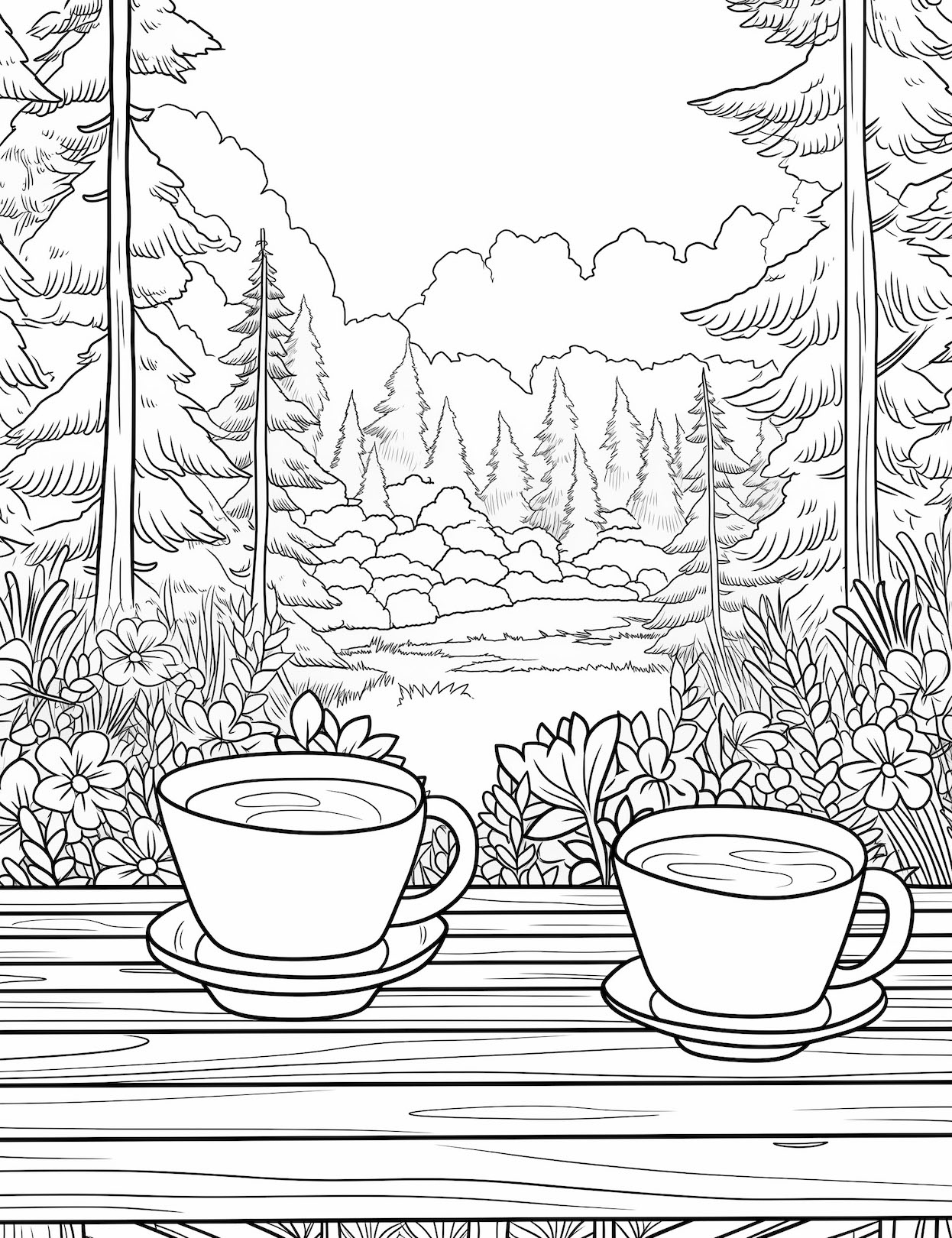 47 Breathtaking Nature Coloring Pages - Our Mindful Life in Free Printable Nature Coloring Pages For Adults