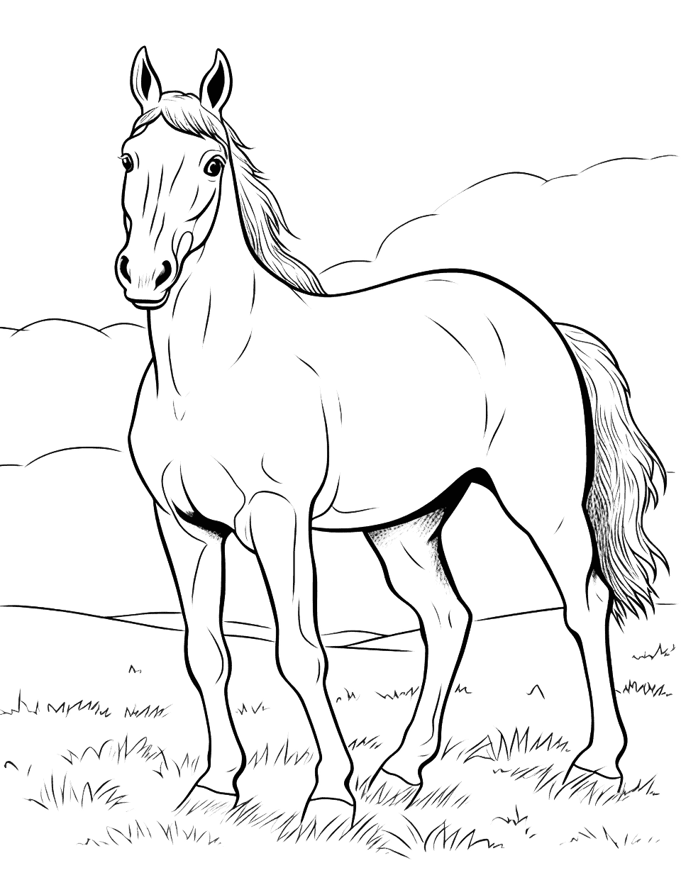 50 Horse Coloring Pages: Free Printable Sheets regarding Free Printable Horse Coloring Pages