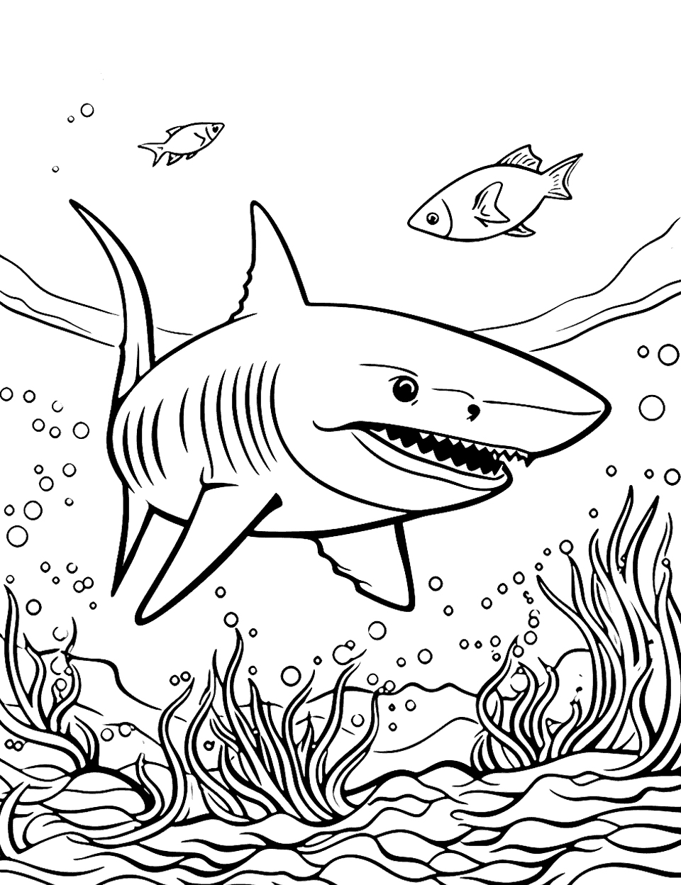 50 Shark Coloring Pages: Free Printable Sheets inside Free Printable Shark Coloring Pages