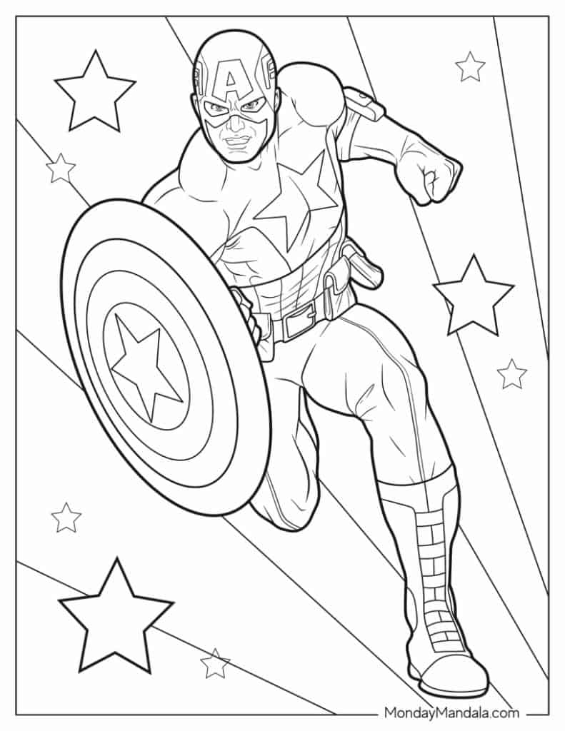 800 Superhero Coloring Pages (Free Pdf Printables) within Free Printable Superhero Coloring Pages