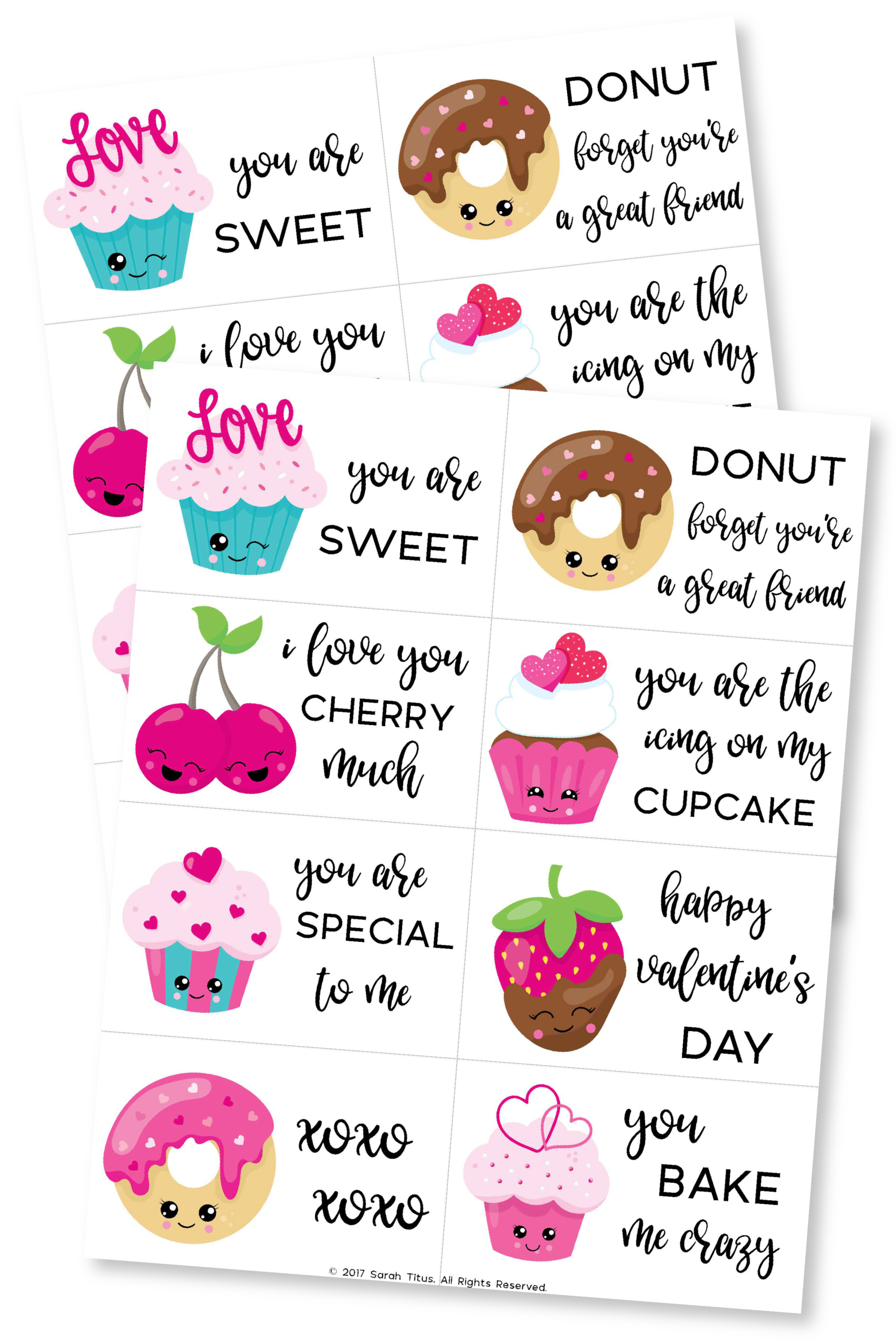 95+ Free Printable Valentine Cards For Kids - Sarah Titus regarding Free Valentine Printables