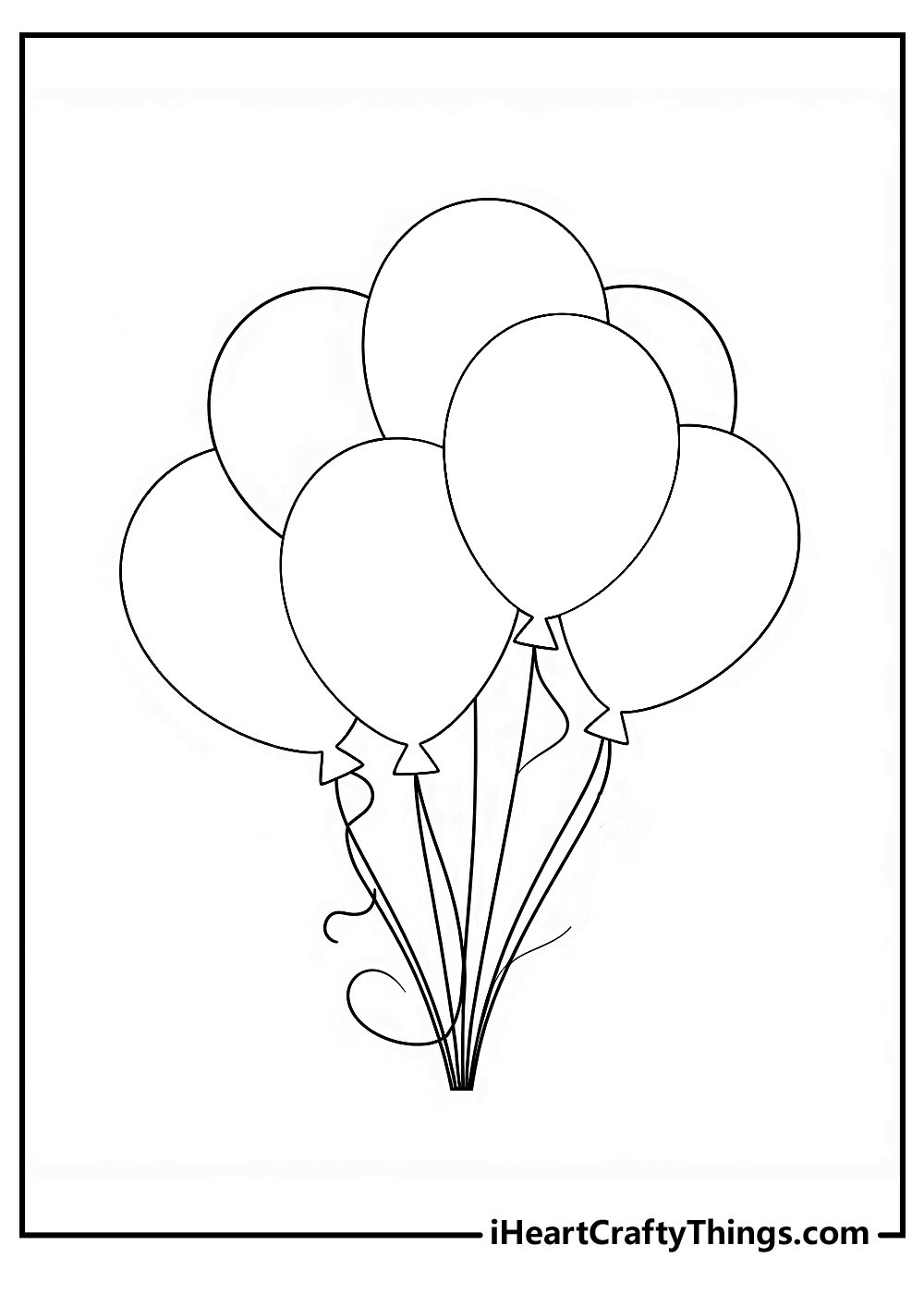 Balloons Coloring Pages (100% Free Printables) within Free Printable Pictures of Balloons