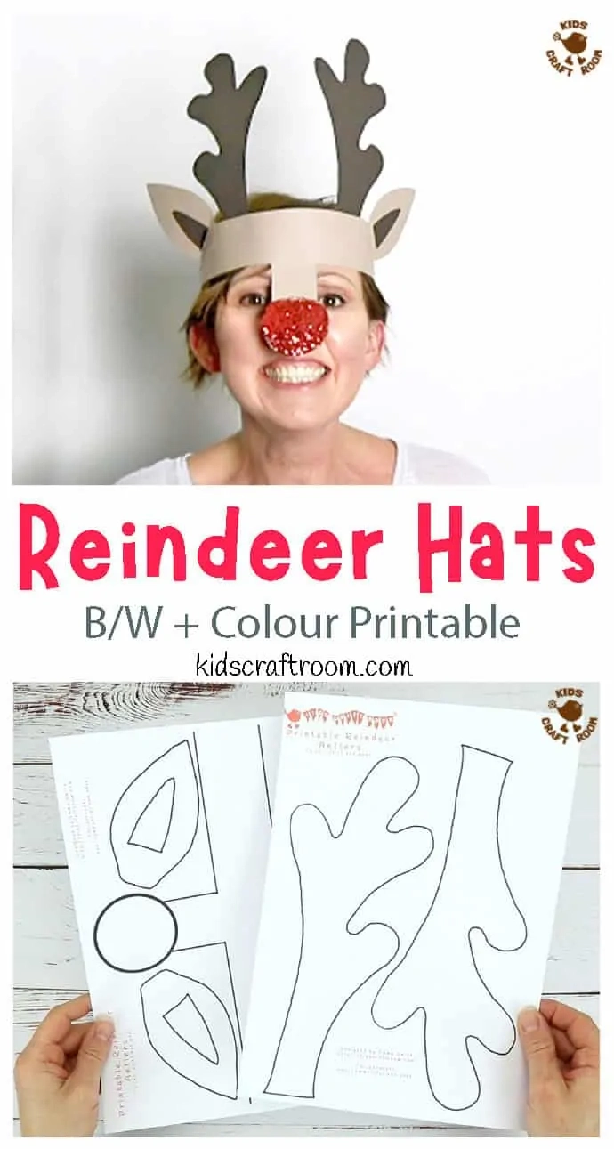 Best Printable Reindeer Antlers Template For Kids - Kids Craft Room intended for Reindeer Antlers Template Free Printable