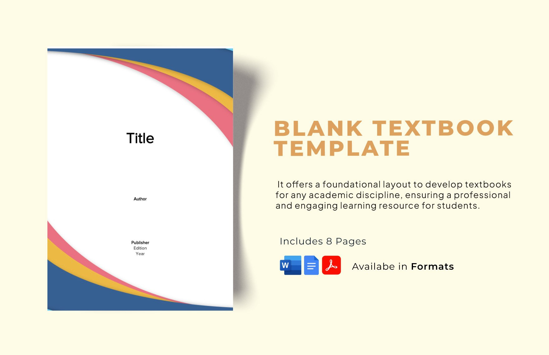 Blank Textbook Templates In Word, Pdf, Google Docs - Download pertaining to Free Printable Textbooks