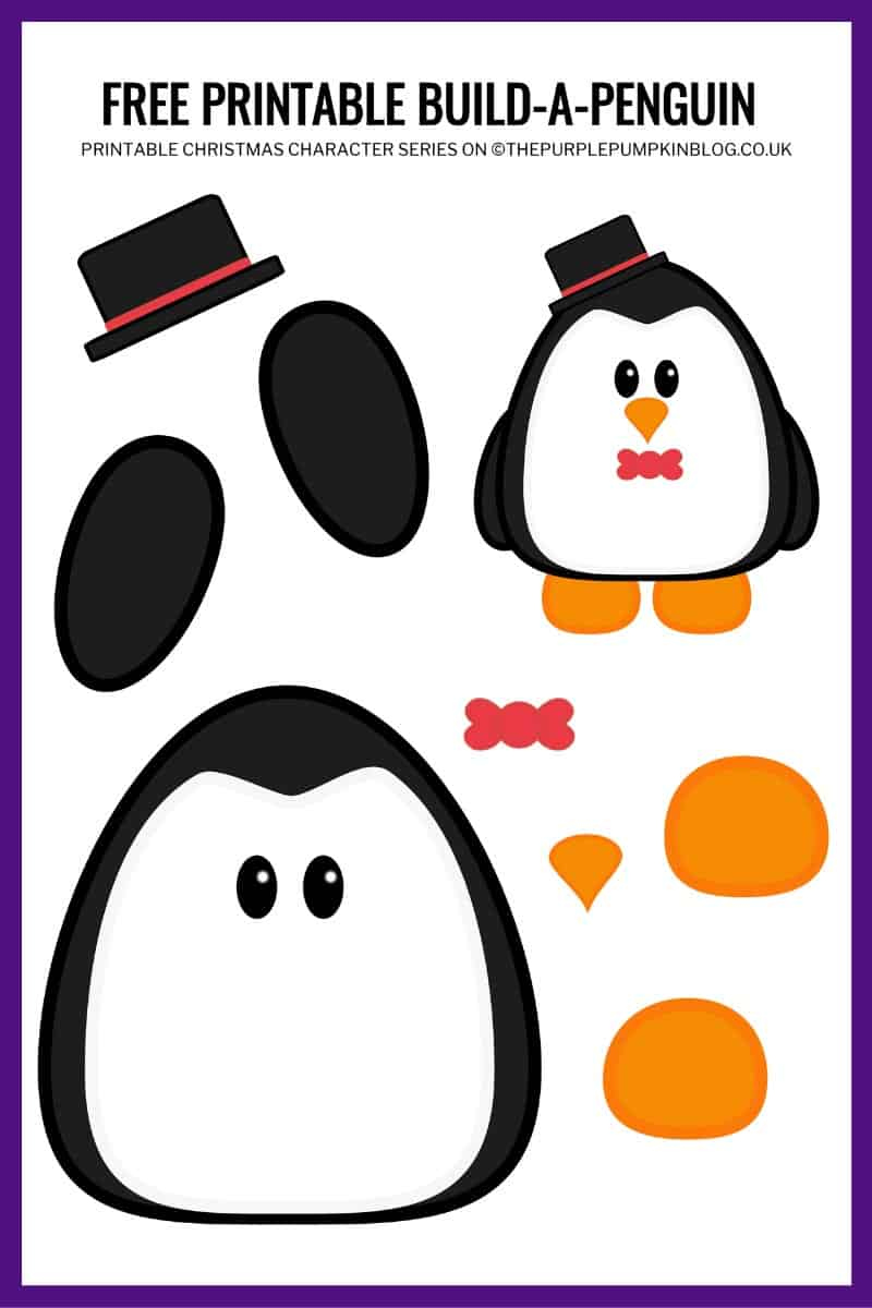 Build A Penguin Printable | Free Printable Paper Penguin Template throughout Free Printable Penguin Template