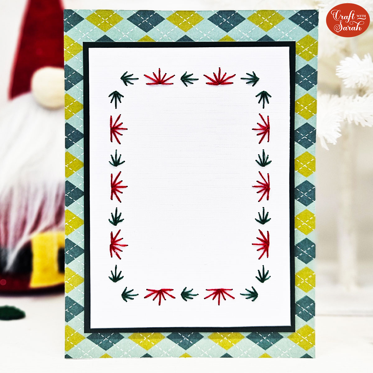 Card Stitching Patterns: Paper Embroidery On Cards! - Craft With Sarah intended for Free Printable Paper Pricking Patterns