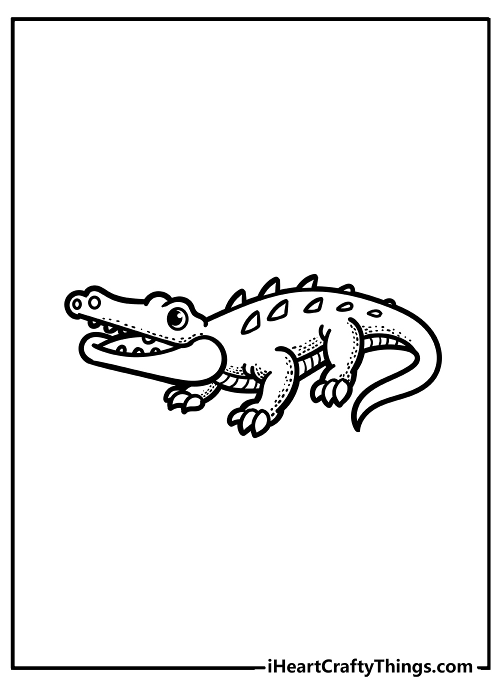 Crocodile Coloring Pages (100% Free Printables) with Free Printable Pictures Of Crocodiles