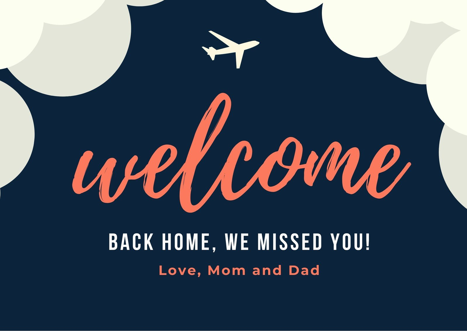 Customize 612+ Welcome Cards Templates Online - Canva intended for Welcome Home Cards Free Printable