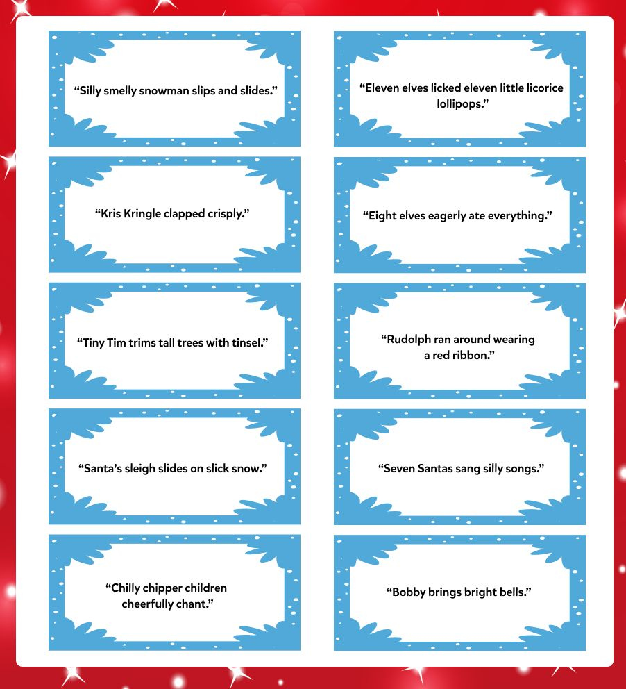 Day 25: 10 Tongue Twisters That Will Crack Your Kids Up for Free Printable Tongue Twisters