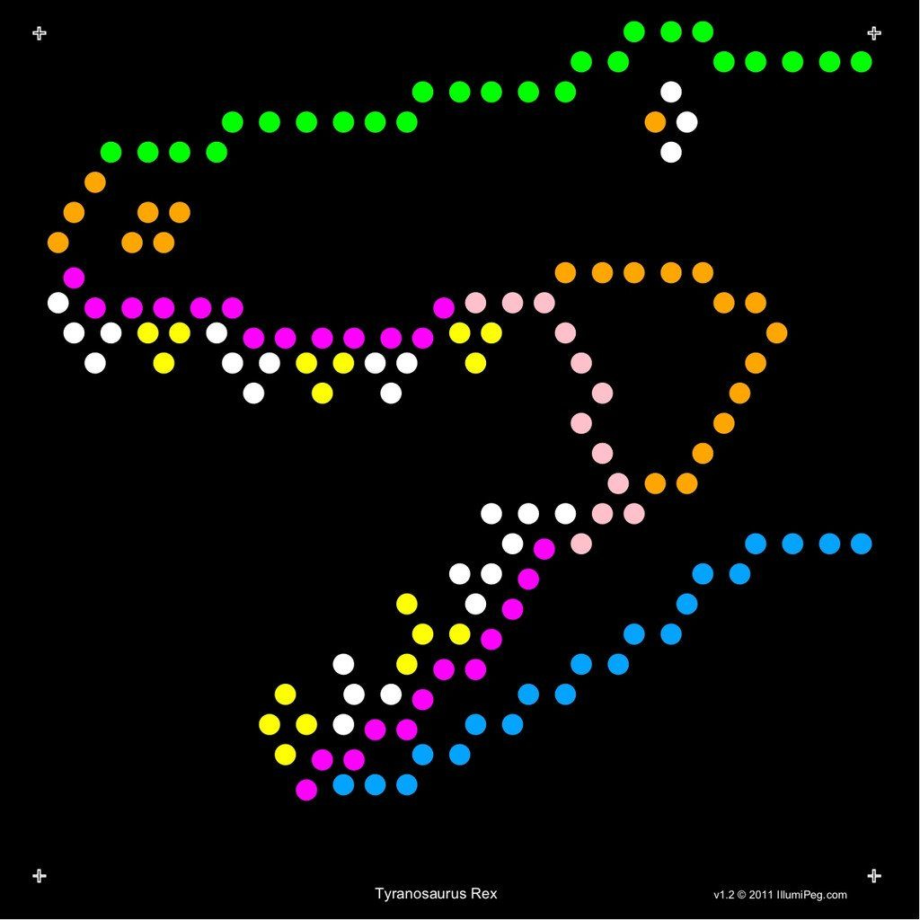 Dinosaurs, 10 Sheets | Templates Printable Free, Lite Brite throughout Lite Brite Printable Patterns Free