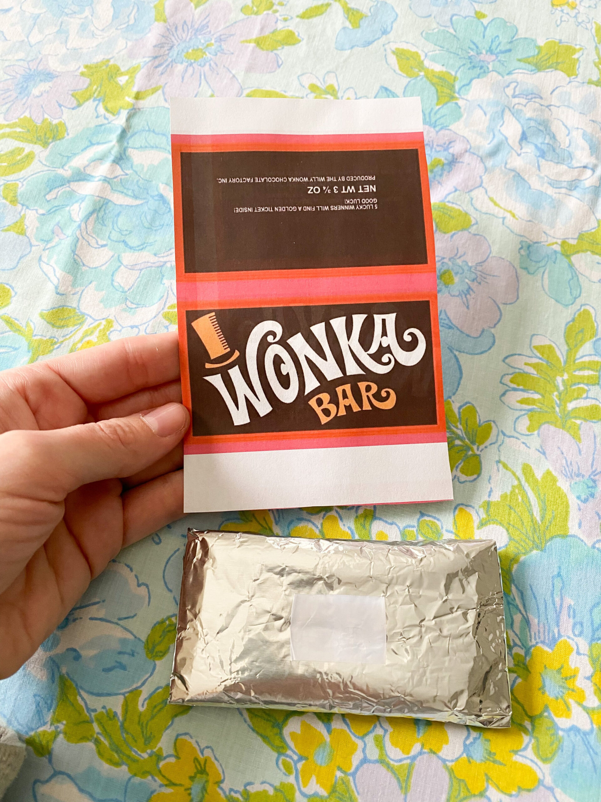 Diy Wonka Bar Craft + Free Printable — Emily Retro - Vintage And inside Free Printable Wonka Bar Wrapper Template