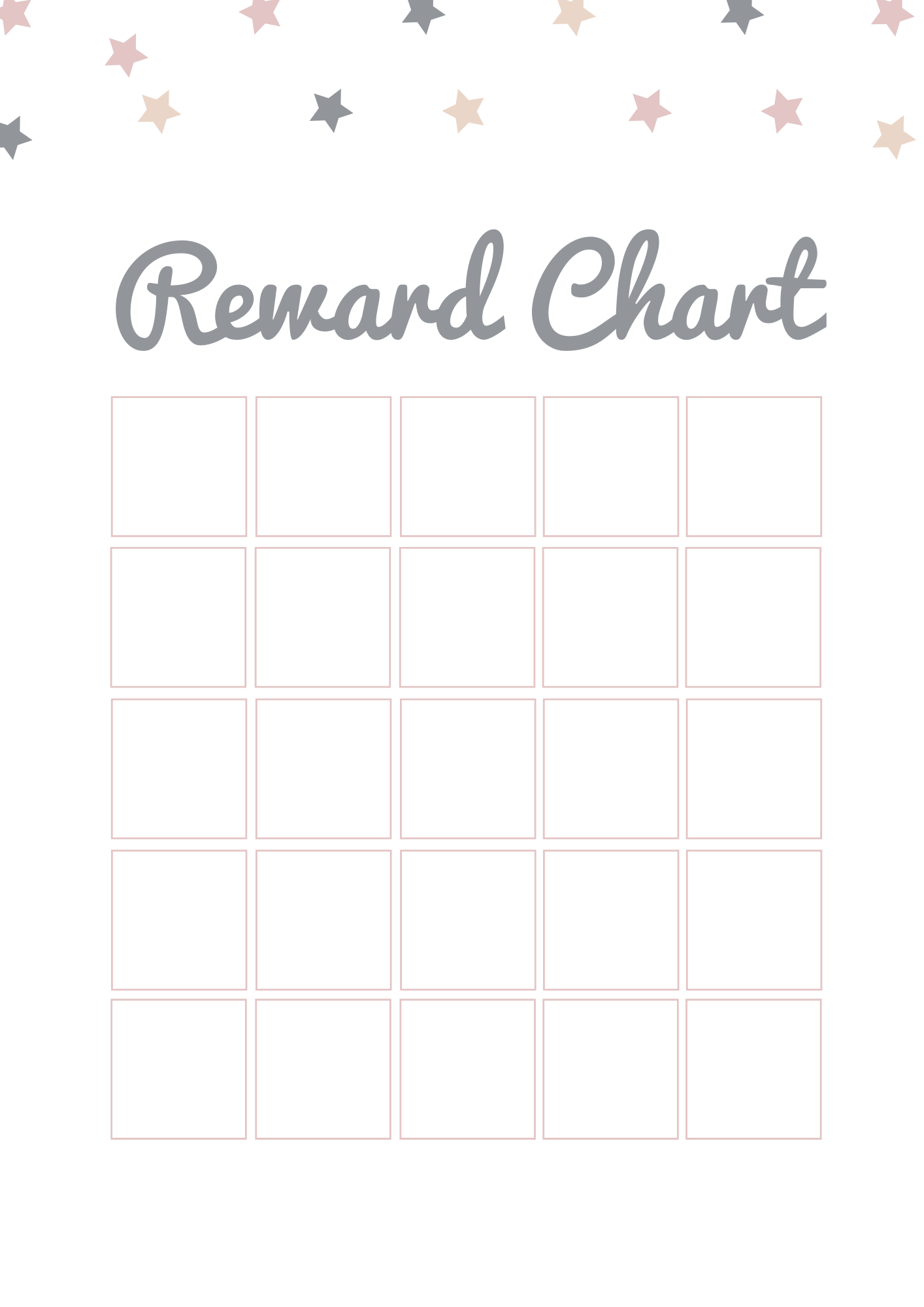 Domestic Fashionista: A Simple Reward Chart | Free Printable intended for Free Printable Sticker Charts