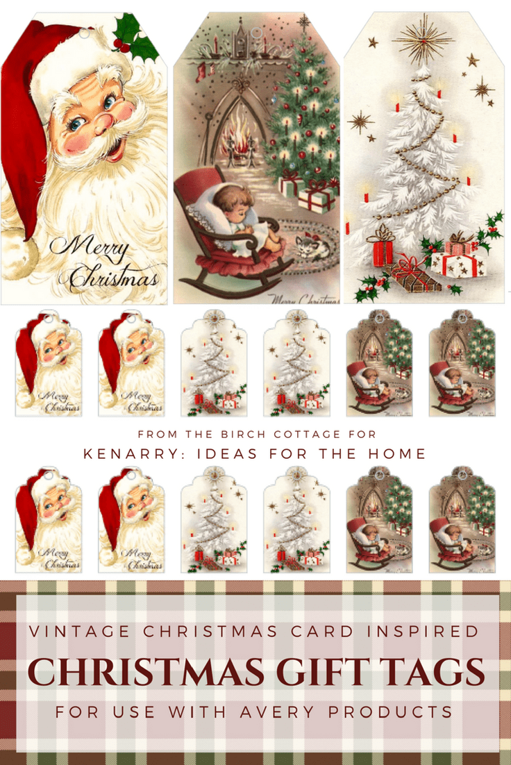 Download Free Printable Vintage Christmas Gift Tags with regard to Free Printable Vintage Christmas Tags for Gifts