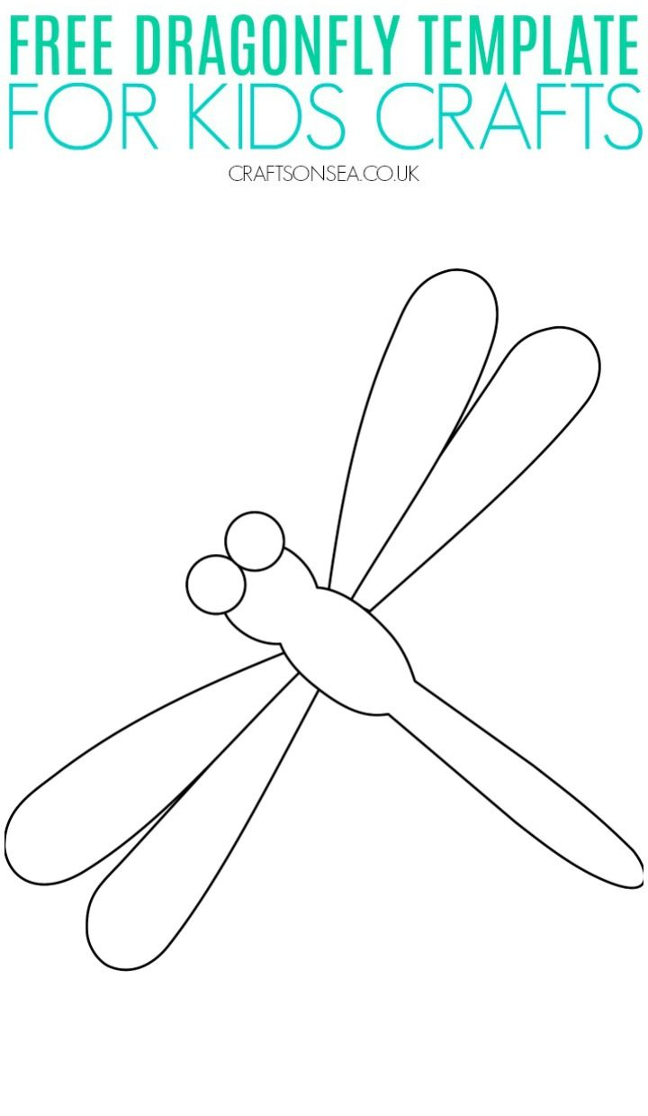 Dragonfly Template Pdf | Free Download with Free Printable Pictures Of Dragonflies