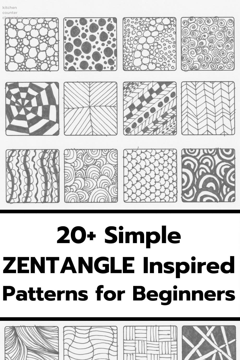 Easy Zentangle Patterns For Beginners And Kids throughout Free Printable Zentangle Templates