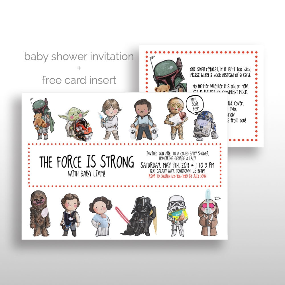 Editable Printable Star Wars Baby Shower Invitations, Star Wars with regard to Free Printable Star Wars Baby Shower Invites