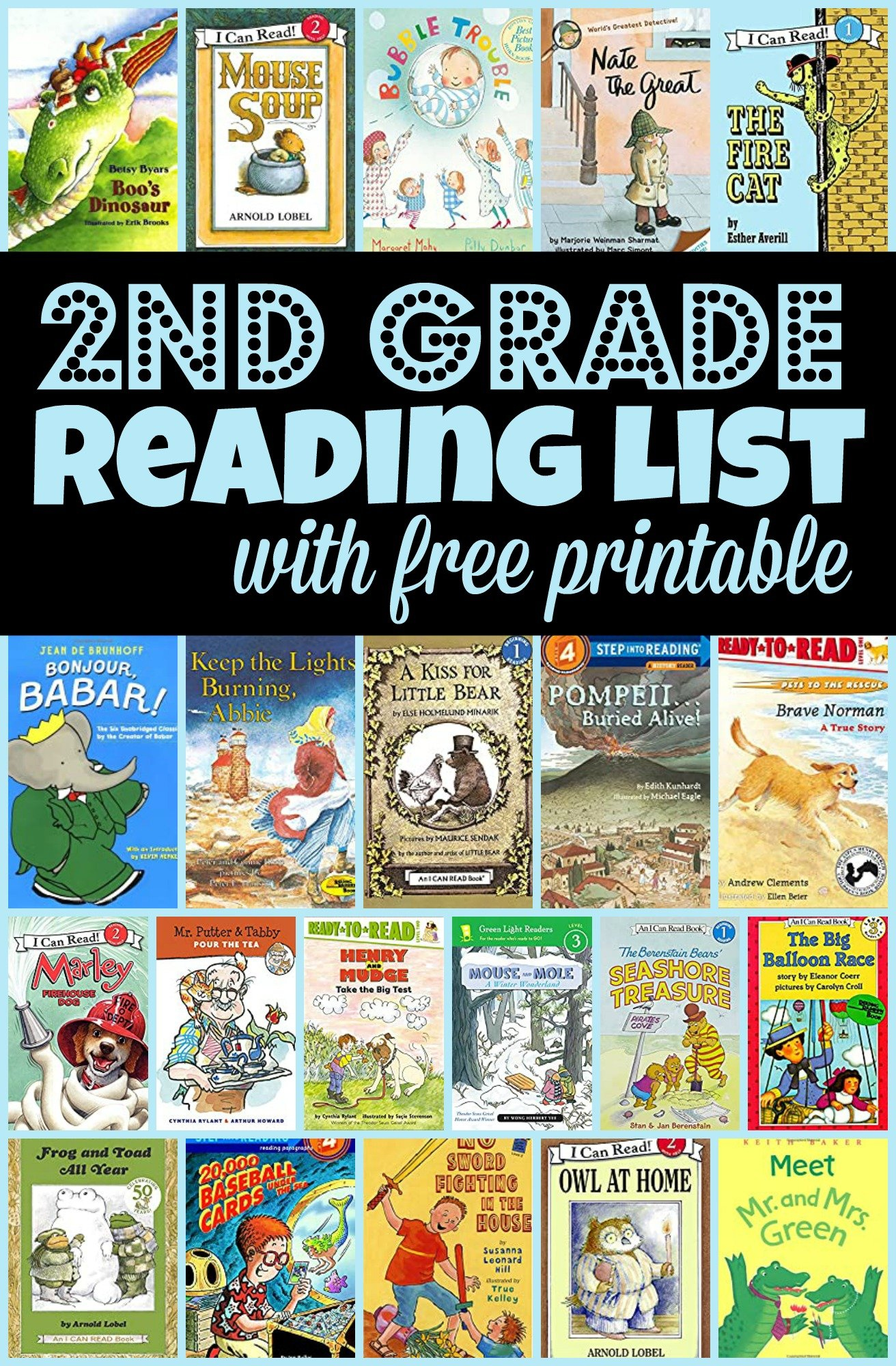 📚 Best 2Nd Grade Reading Books List (Free Printable) inside Free Printable Story Books for Grade 2