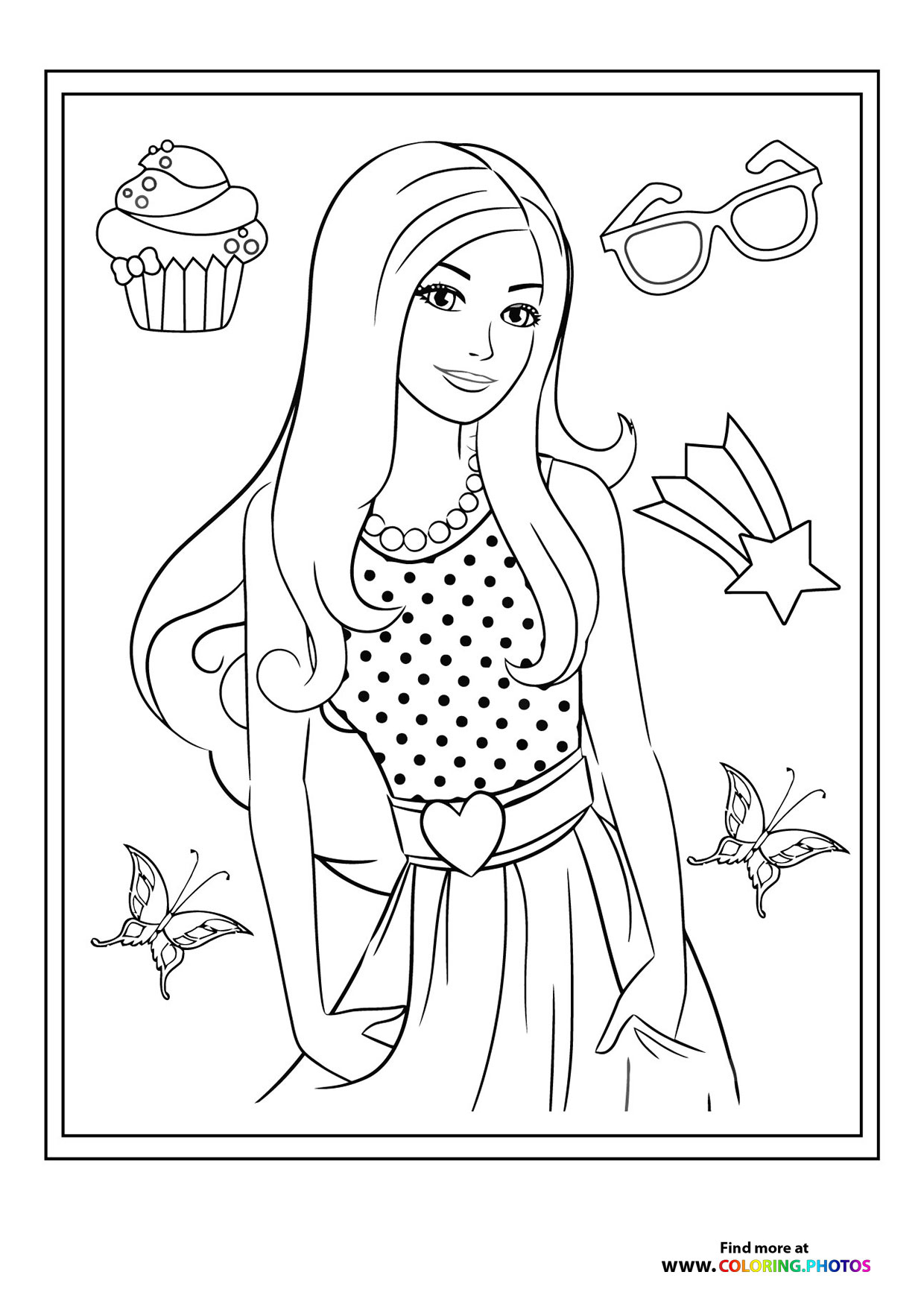 Fashion Girls - Coloring Pages For Kids | Free And Easy Print Or for Free Printables For Girls