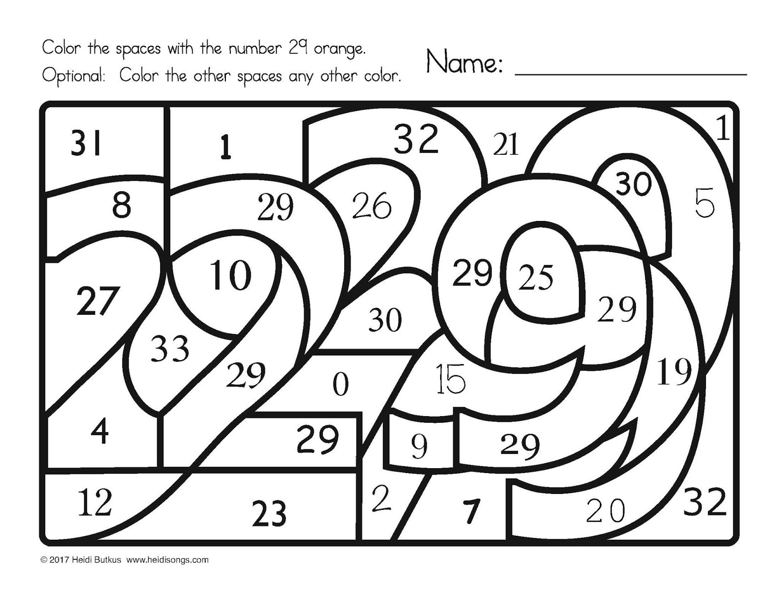 Find The Number! 1-30 Worksheets! intended for Homeschooling Paradise Free Printable Math Worksheets Third Grade