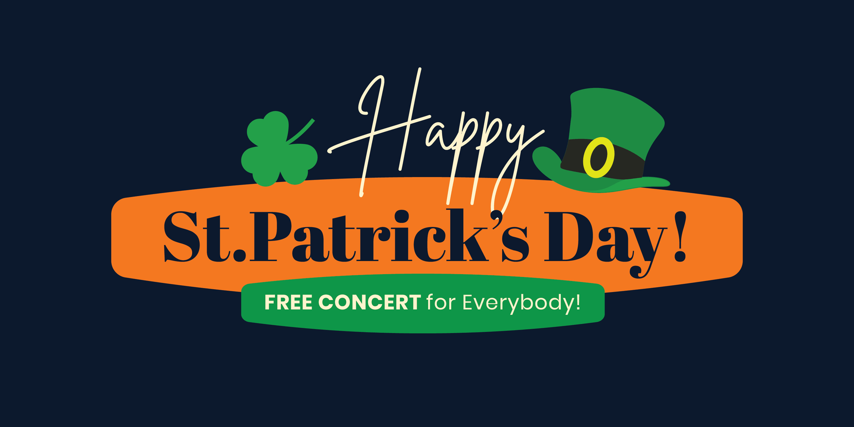 Free 2024 St. Patrick&amp;#039;S Day Banner Templates &amp;amp; Examples - Edit intended for Free Printable St Patrick&amp;#039;S Day Banner