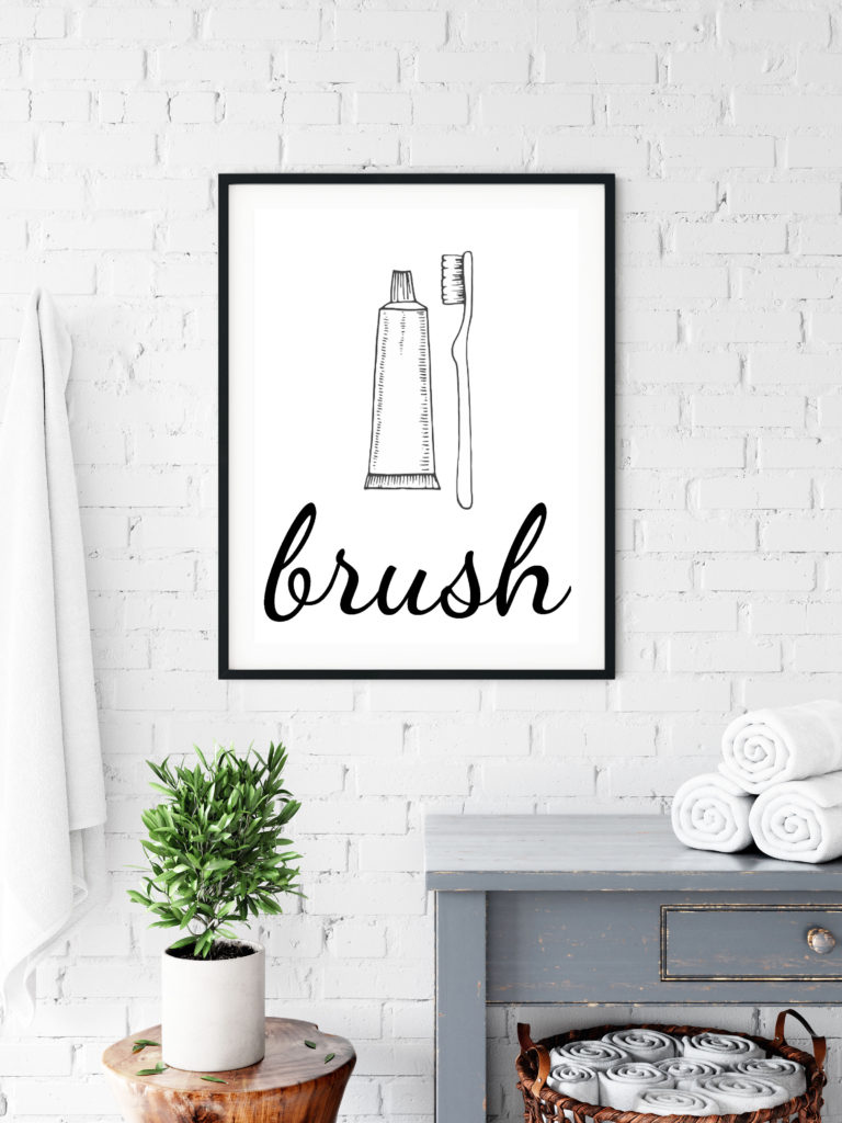 Free Bathroom Printables! - Welsh Design Studio inside Free Printable Wall Art For Bathroom