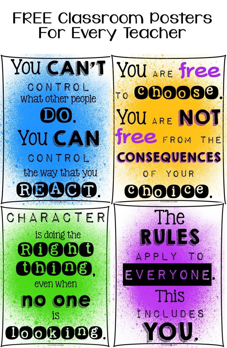 Free Classroom Posters For Every Teacher | Classroom Posters Free intended for Free Printable Posters for Teachers