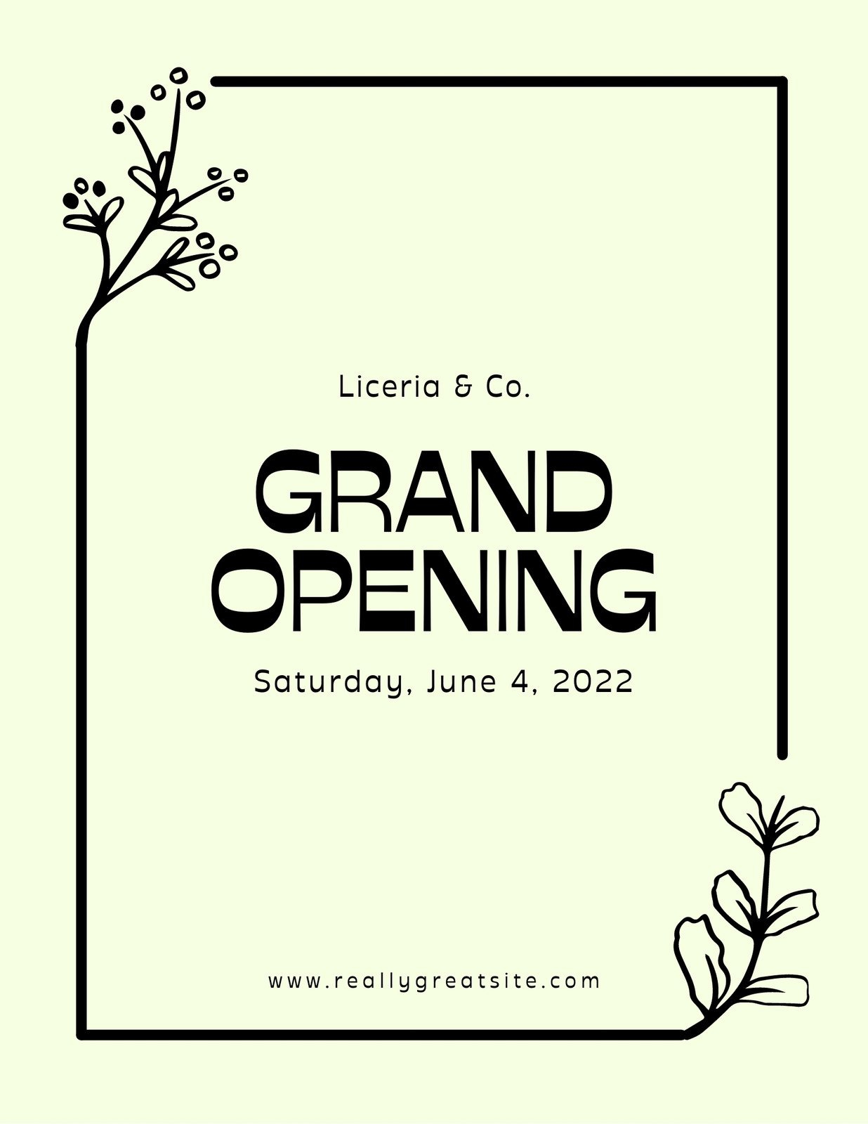 Free Custom Printable Grand Opening Flyer Templates | Canva intended for Free Printable Flyer Templates