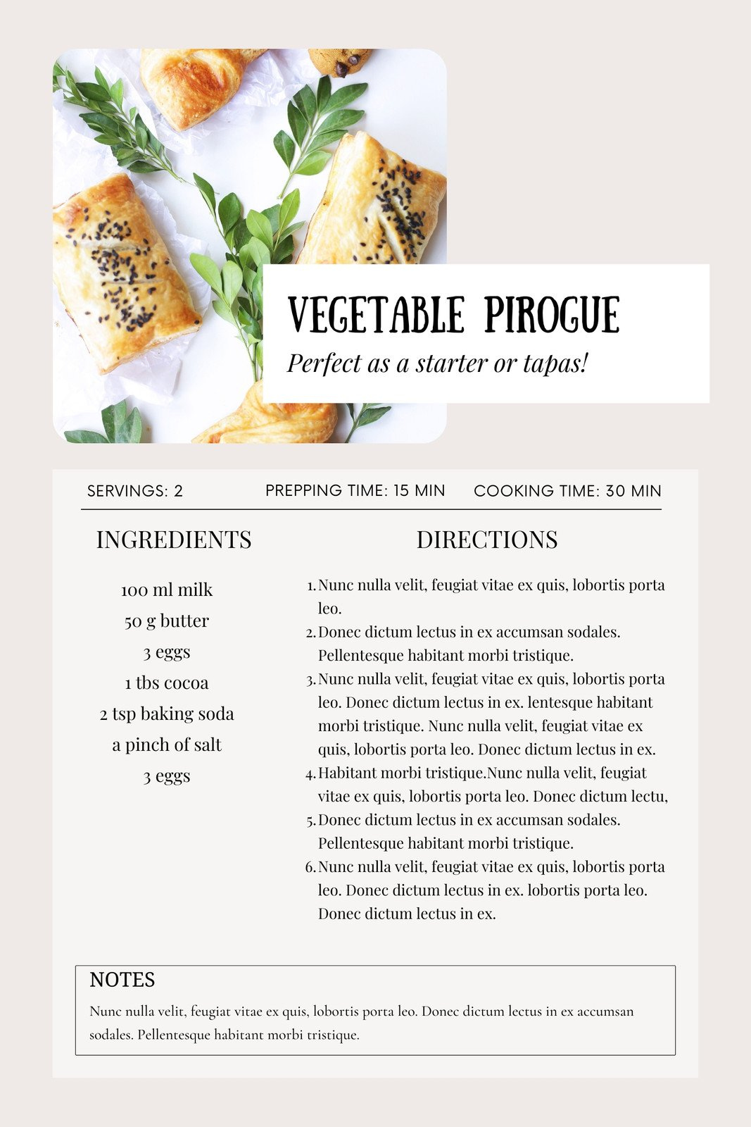 Free, Custom Printable Recipe Card Templates Online | Canva throughout Free Printable Recipes