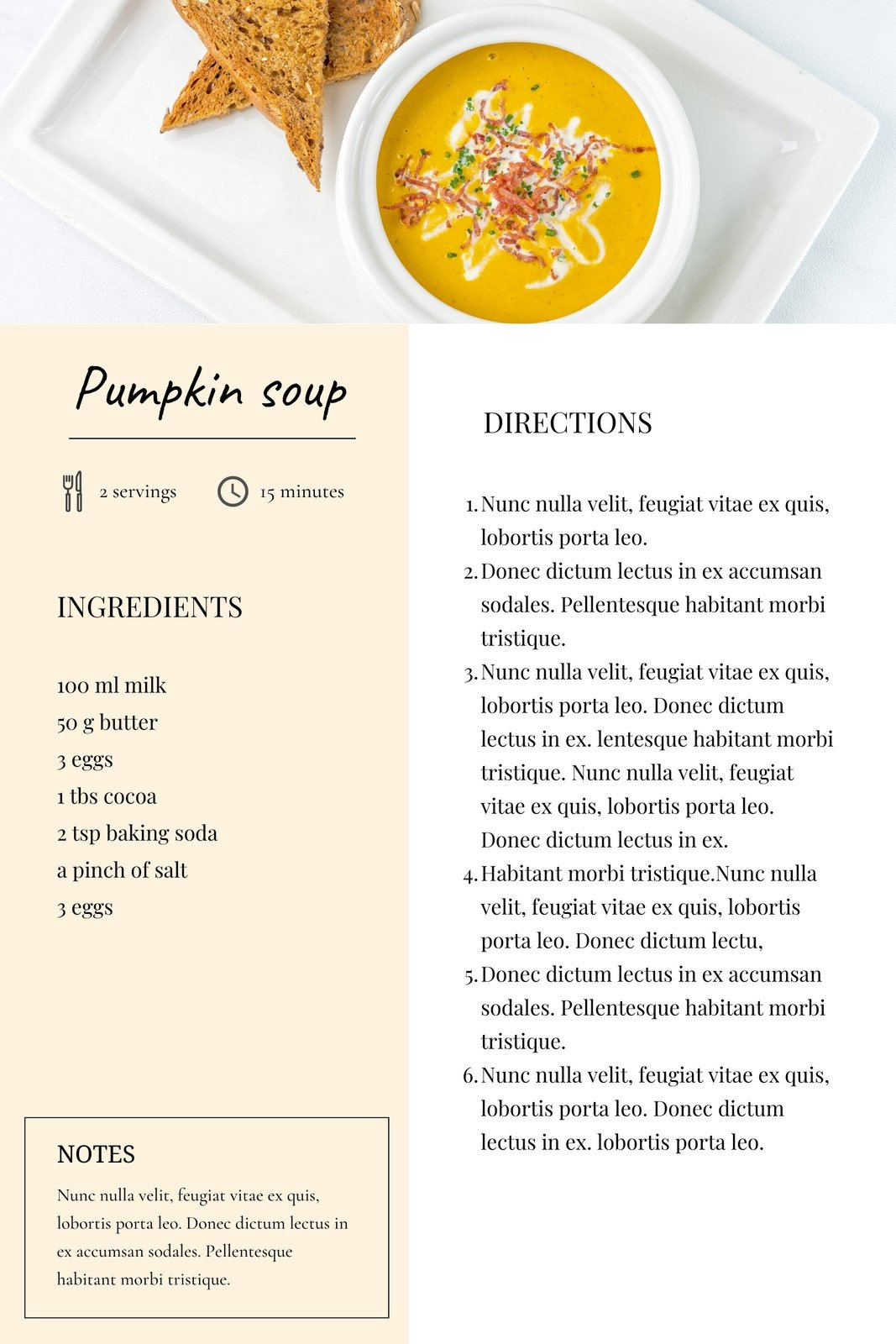 Free, Custom Printable Recipe Card Templates Online | Canva with Free Printable Recipes