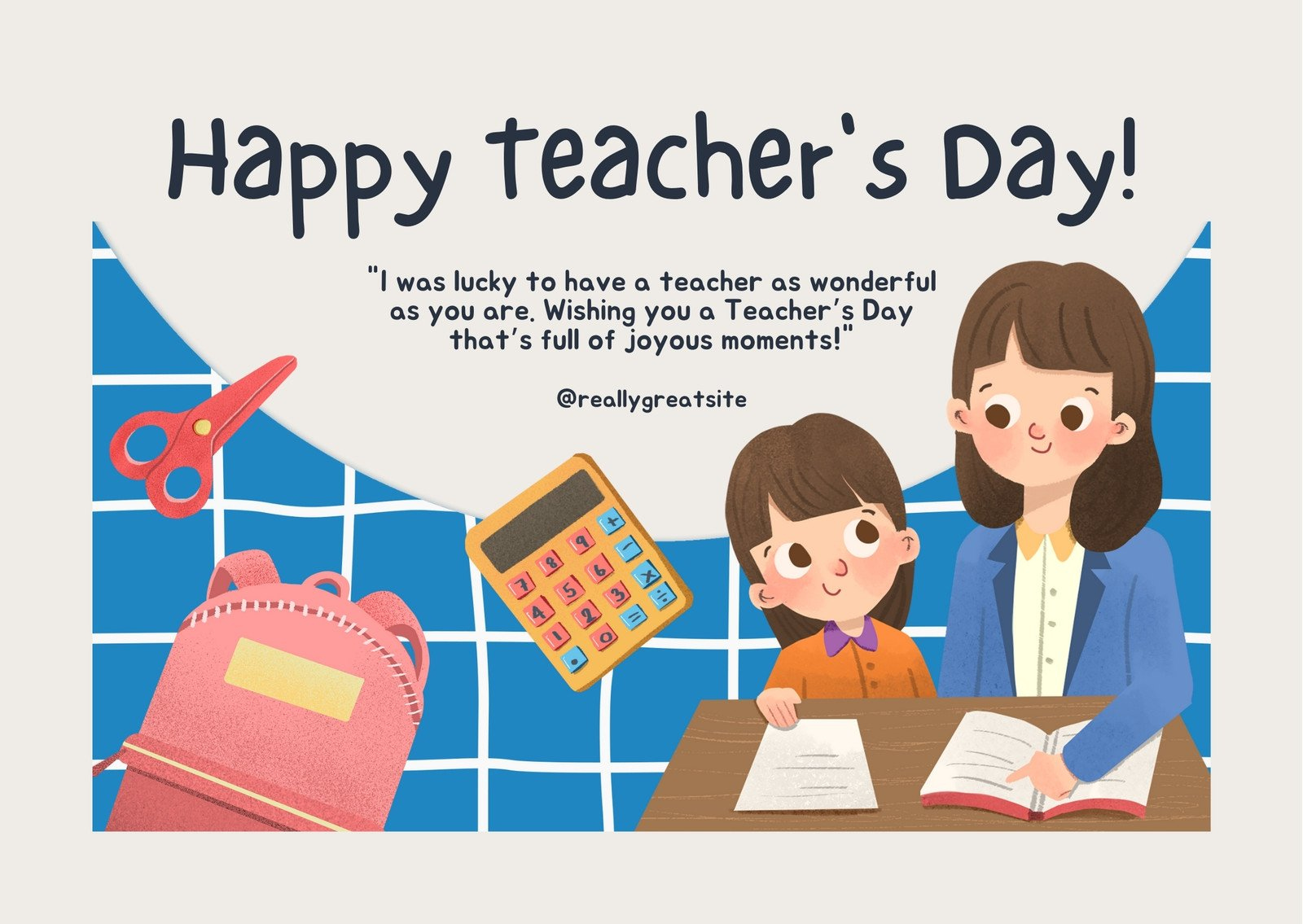 Free Custom Printable Teacher&amp;#039;S Day Card Templates | Canva throughout Free Printable Teacher&amp;amp;#039;s Day Greeting Cards