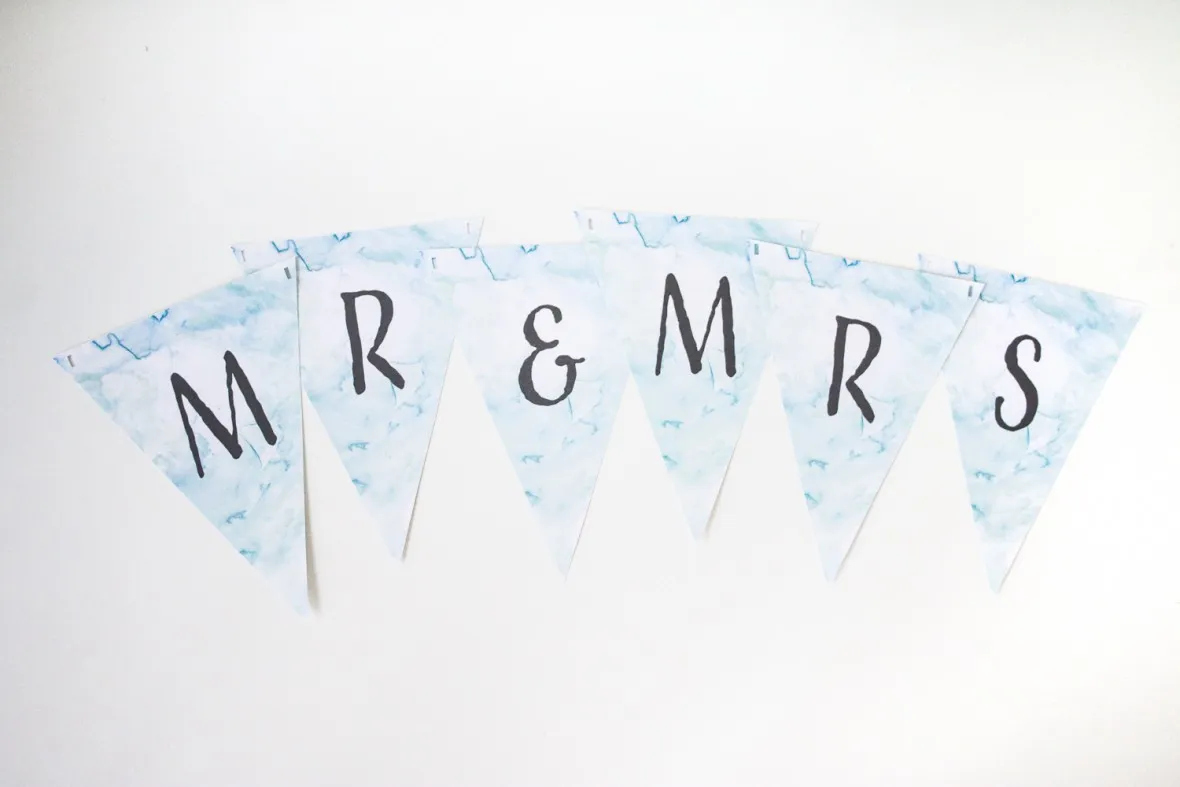 Free Diy Printable Wedding Banner for Free Printable Wedding Banner Letters