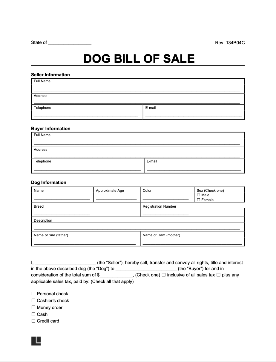 Free Dog/Puppy Bill Of Sale Template | Pdf &amp;amp; Word within Free Printable Puppy Sales Contract