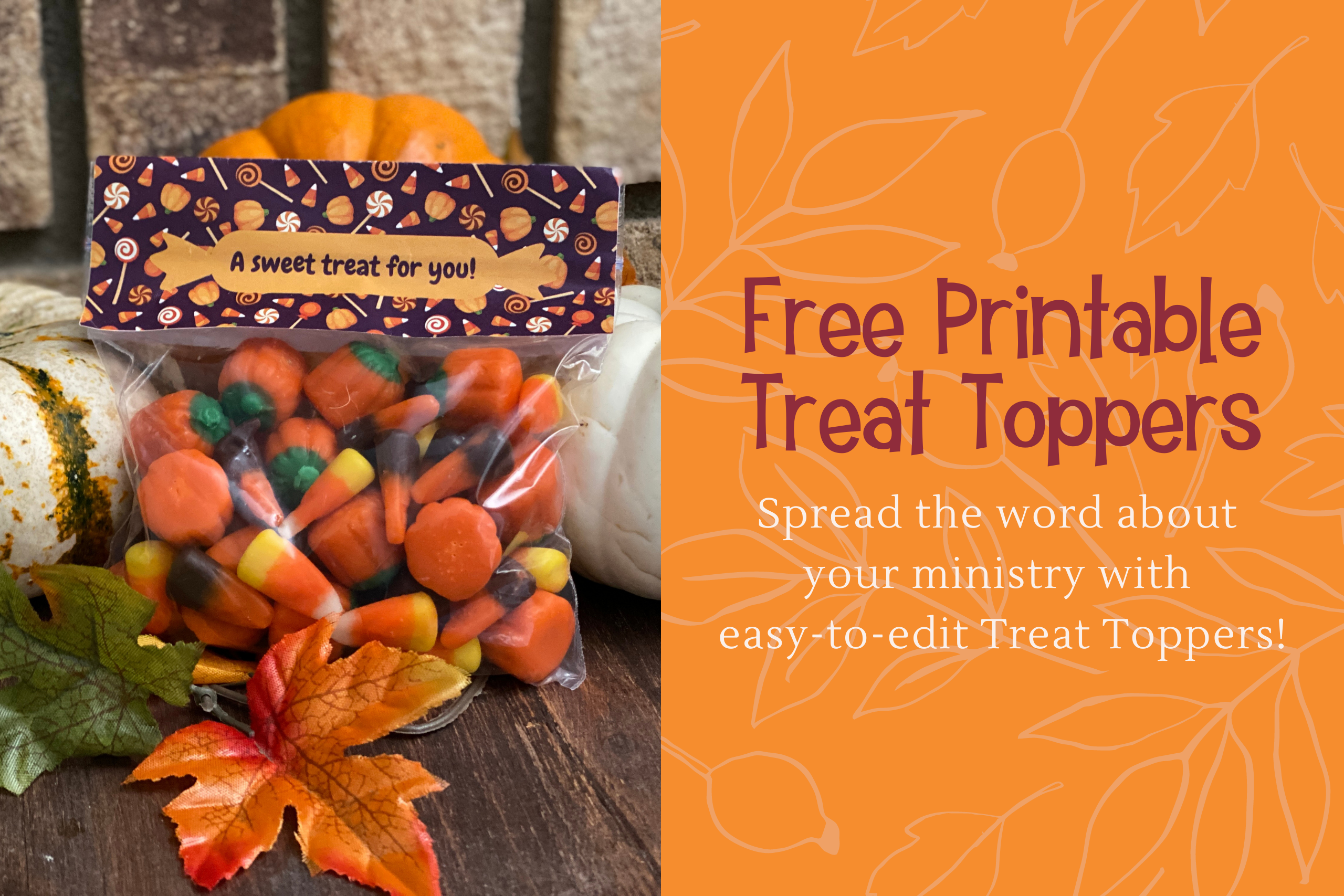 Free Download: Treat Bag Toppers in Free Printable Thanksgiving Treat Bag Toppers