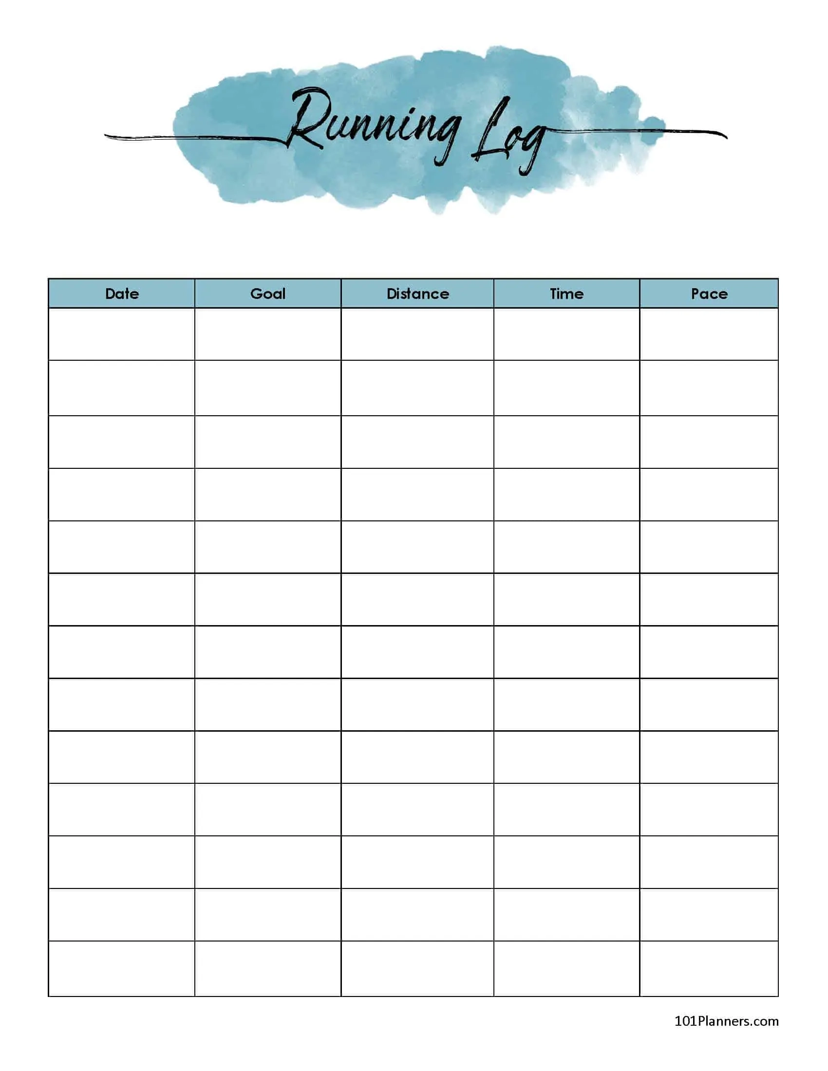 Free Fitness Planner Printable Book | Customize Online &amp;amp; Print with regard to Free Printable Running Log