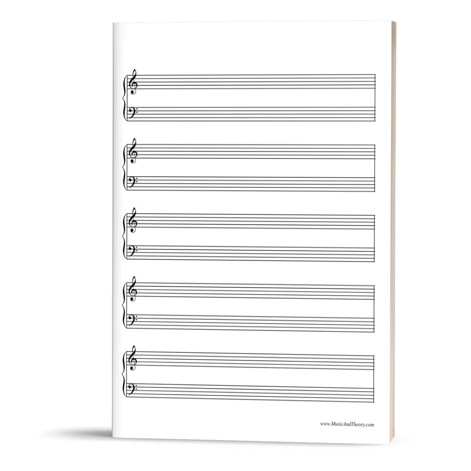 Free: Grand Staff Manuscript Paper (Music Staff Paper inside Free Printable Staff Paper