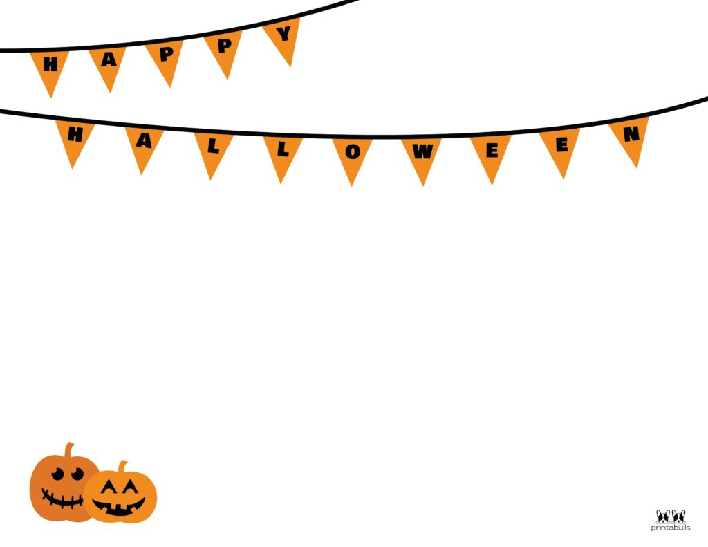 Free Halloween Borders &amp;amp; Frames | Printabulls pertaining to Free Printable Halloween Clipart Border