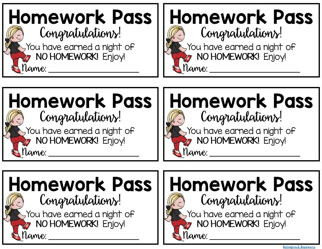 Free Homework Pass | Homework Pass, Writing Services, Essay in Free Printable Homework Pass Coupon