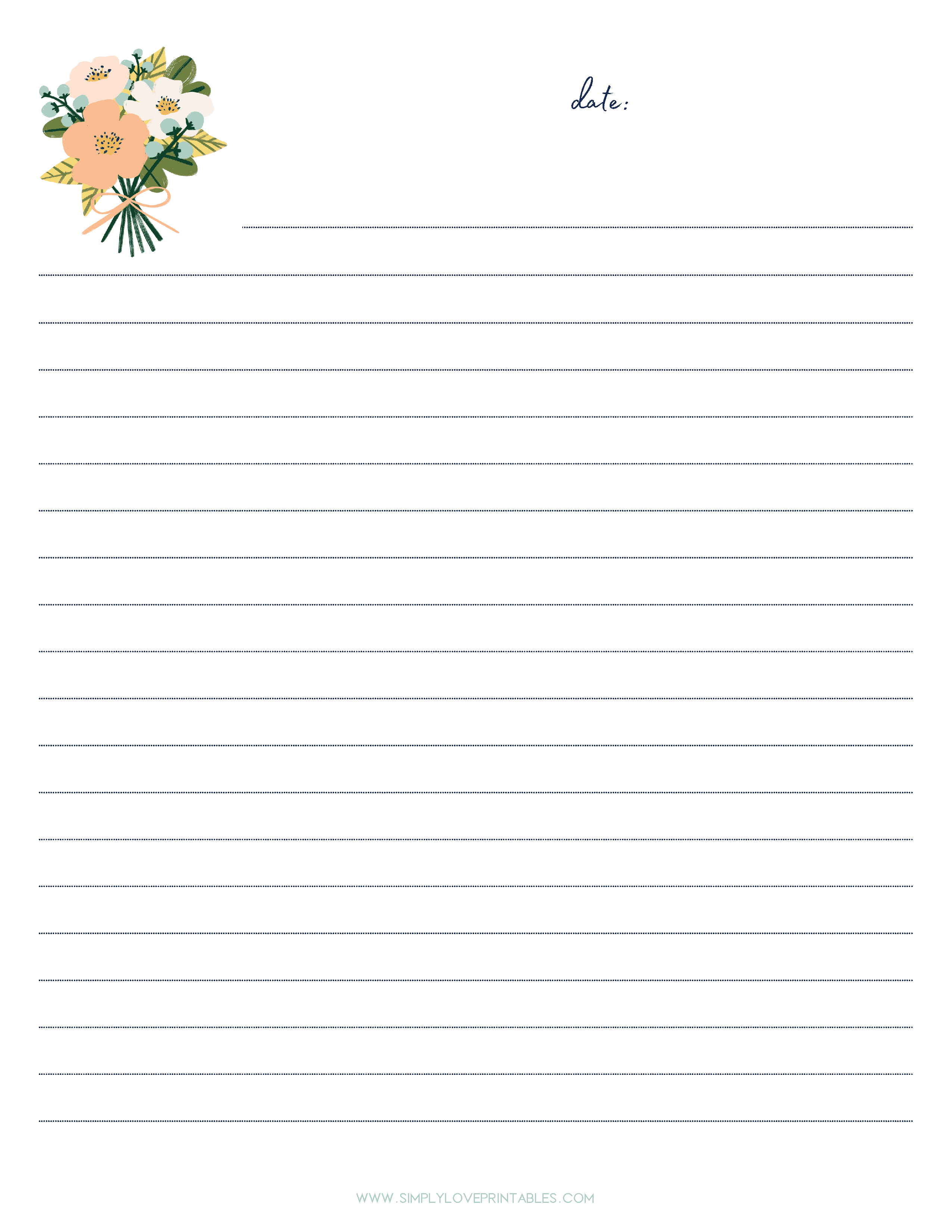 Free Journal Printable Pages - Simply Love Printables for Free Printable Journal Pages