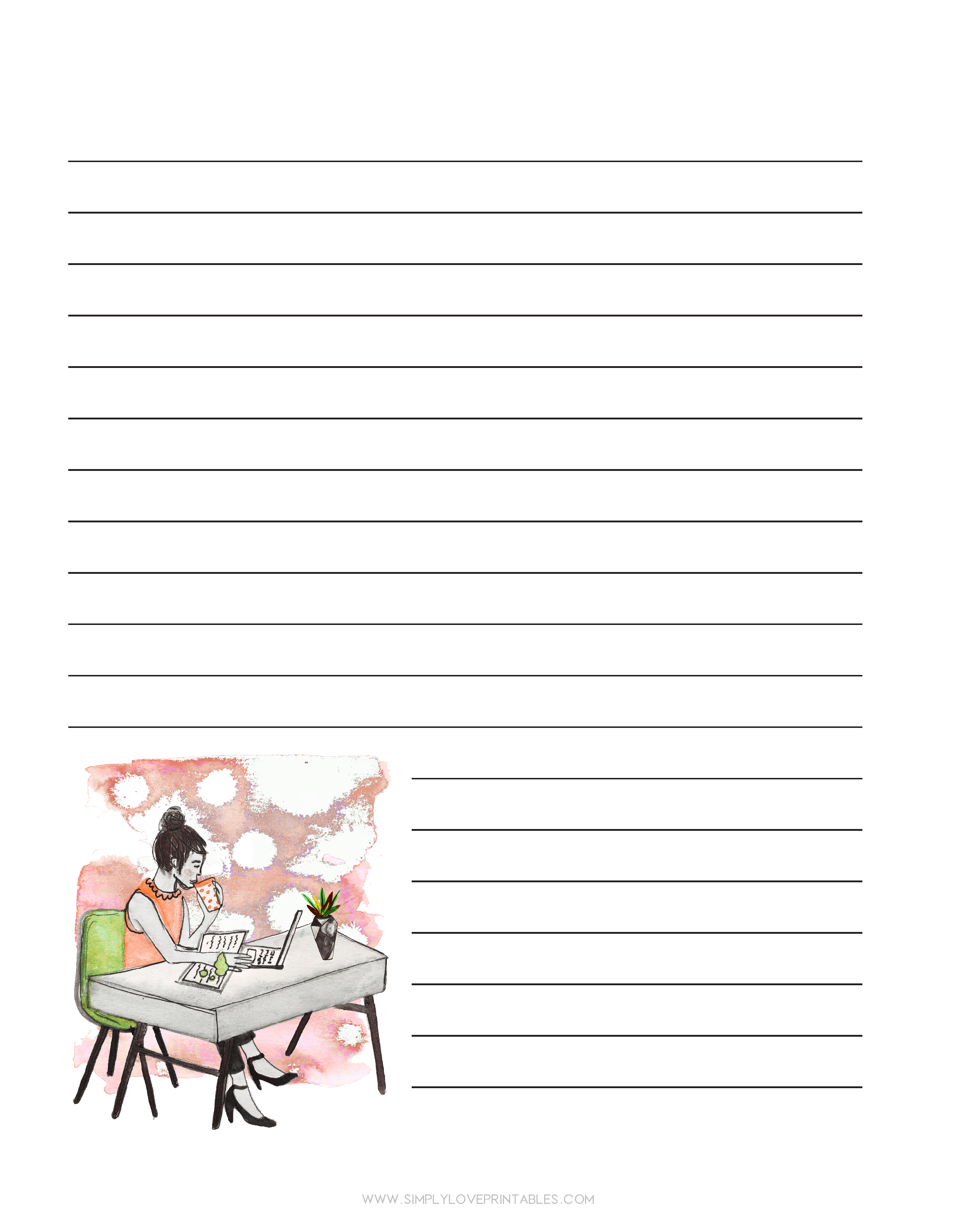 Free Journal Printable Pages - Simply Love Printables throughout Free Printable Journal Pages