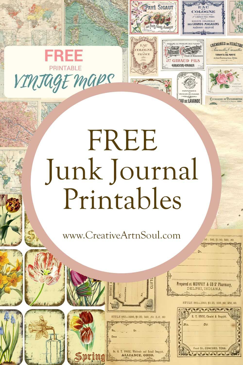 Free Junk Journal Printables | Vintage Style intended for Free Printable Hoy Sheets