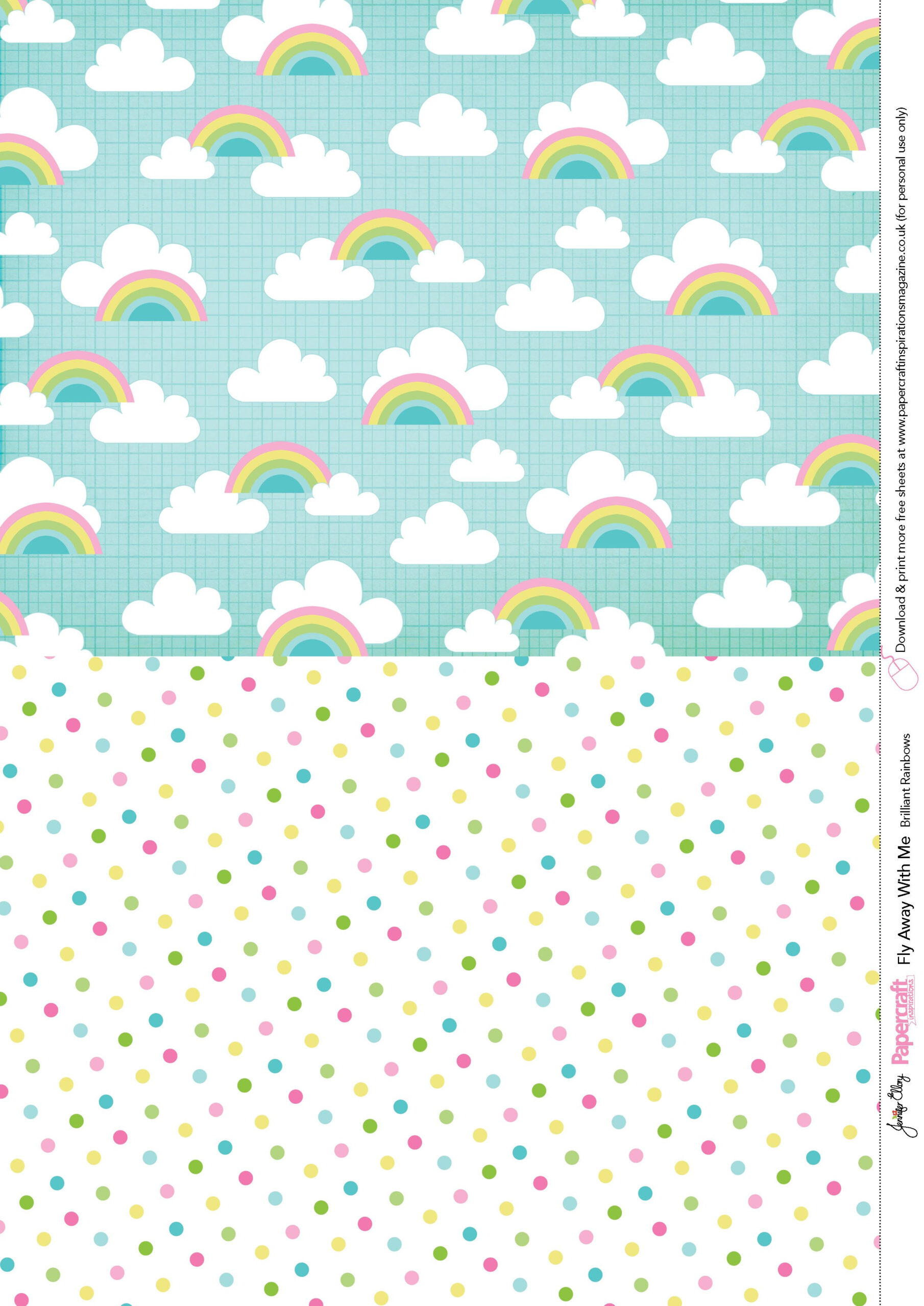 Free Kite And Hot Air Balloon Patterned Papers | Free Scrapbook within Free Printable Pattern Paper Sheets